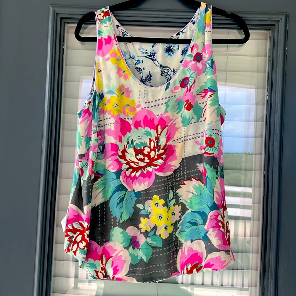 Johnny Was, size large, reversible tank.